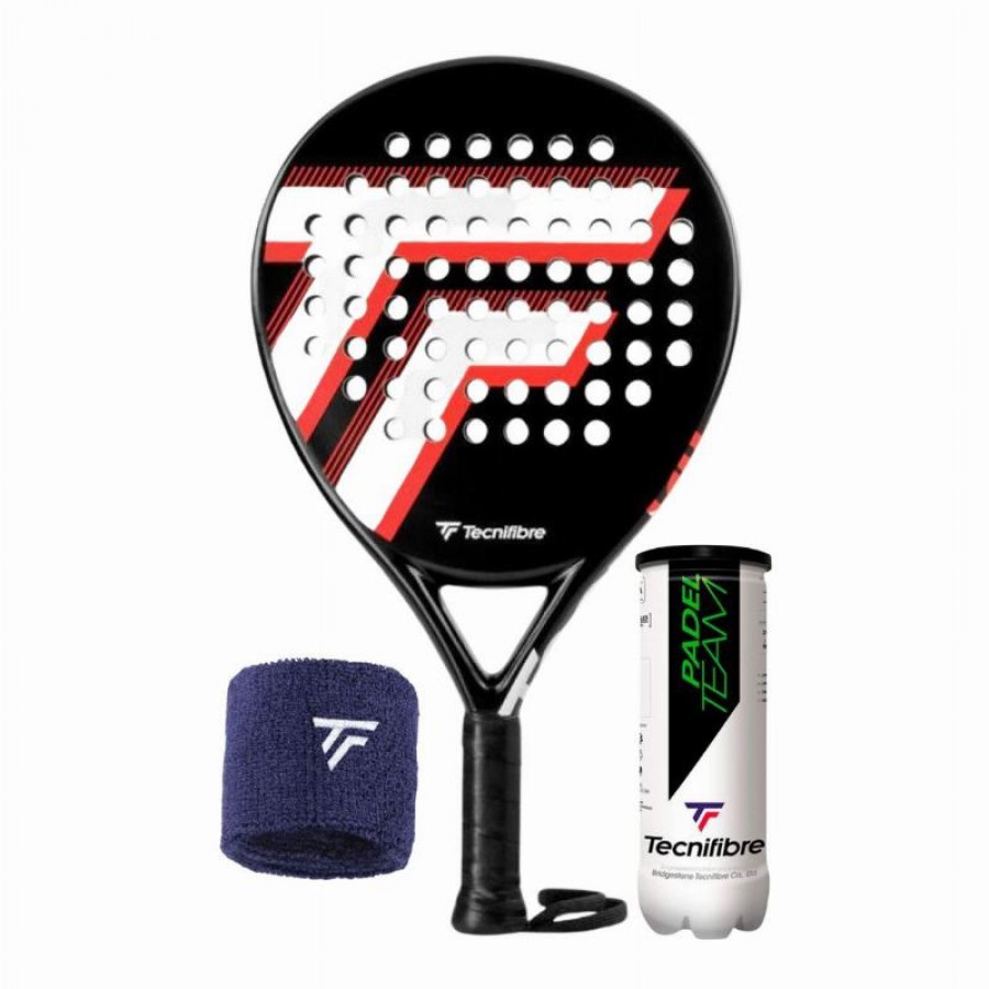 Pack Raquete Tecnifibre Wall Master ONE 2023 com Pulseira e Bolas  Oferta + Barato